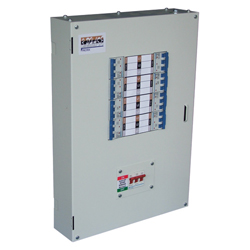A three phase distribution board